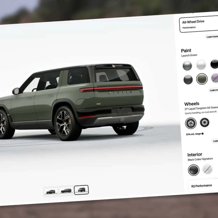 The Rivian R2 Configurator Is Live. But You'll Have To Wait Until 2027 For The Best Color