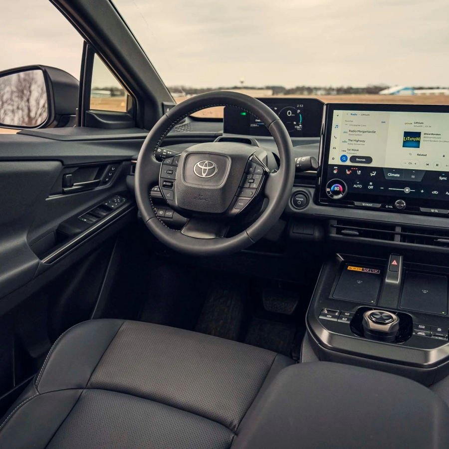 View Interior Photos of the 2026 Toyota bZ Woodland
