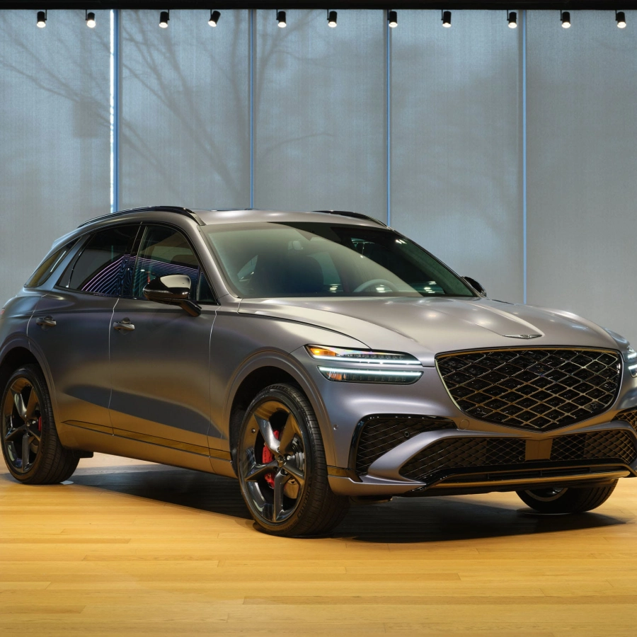 2027 Genesis GV70 Prestige Graphite Embraces the Dark Side of SUV Styling